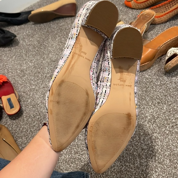 Ann Taylor Tweed Block Heel - Picture 3 of 4